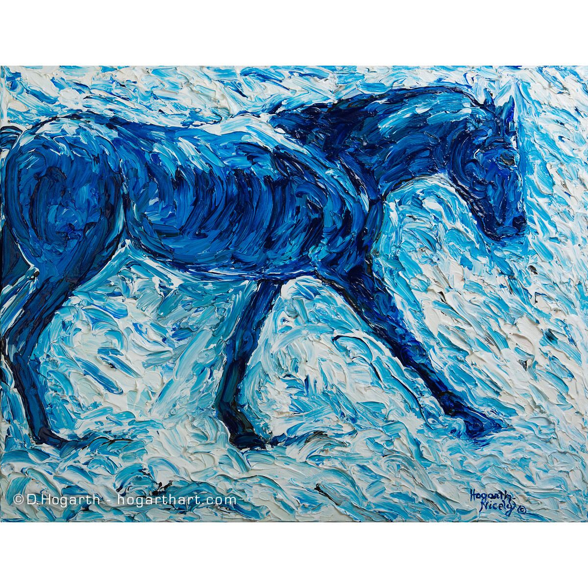Blue Horse Small